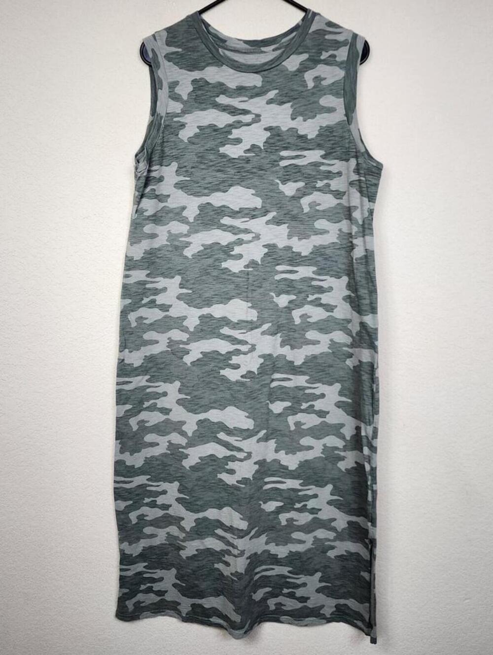 Large Camo Muscle Tank Dress